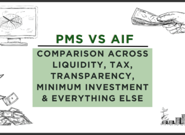 PMS vs AIF comparison chart explaining differences in liquidity, transparency and minimum investment